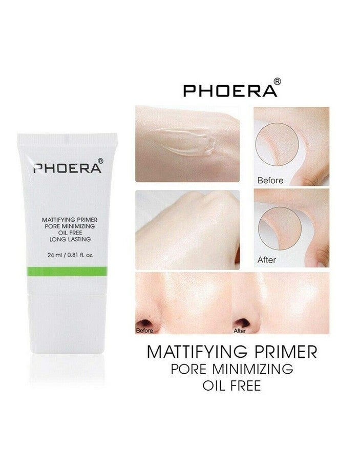 Phoera AQUAPURITY PHOERA FACE PRIMER Flawless Matte Finish Face Makeup Primer Oil Control Full Coverage Make Up Base beauty blender Long Lasting Moisturizing Pores Minimiser & Wrinkle Filler (24ml) - Image 4