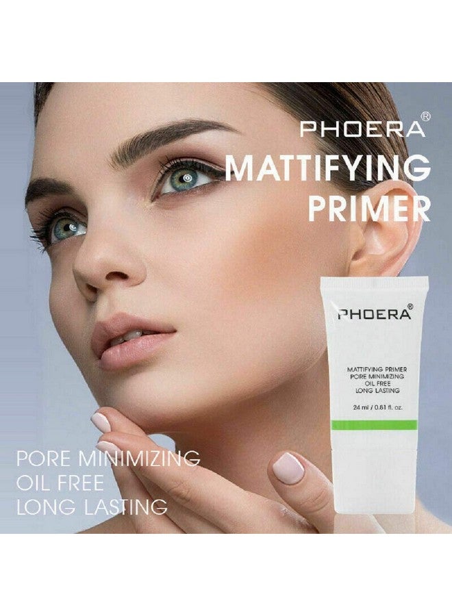 Phoera AQUAPURITY PHOERA FACE PRIMER Flawless Matte Finish Face Makeup Primer Oil Control Full Coverage Make Up Base beauty blender Long Lasting Moisturizing Pores Minimiser & Wrinkle Filler (24ml) - Image 3