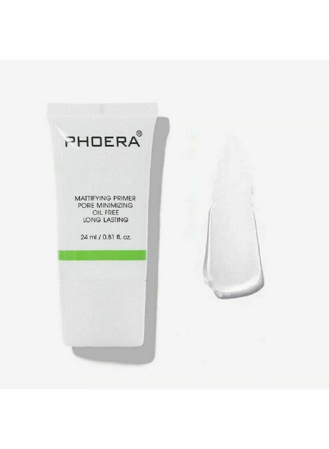 Phoera AQUAPURITY PHOERA FACE PRIMER Flawless Matte Finish Face Makeup Primer Oil Control Full Coverage Make Up Base beauty blender Long Lasting Moisturizing Pores Minimiser & Wrinkle Filler (24ml) - Image 1