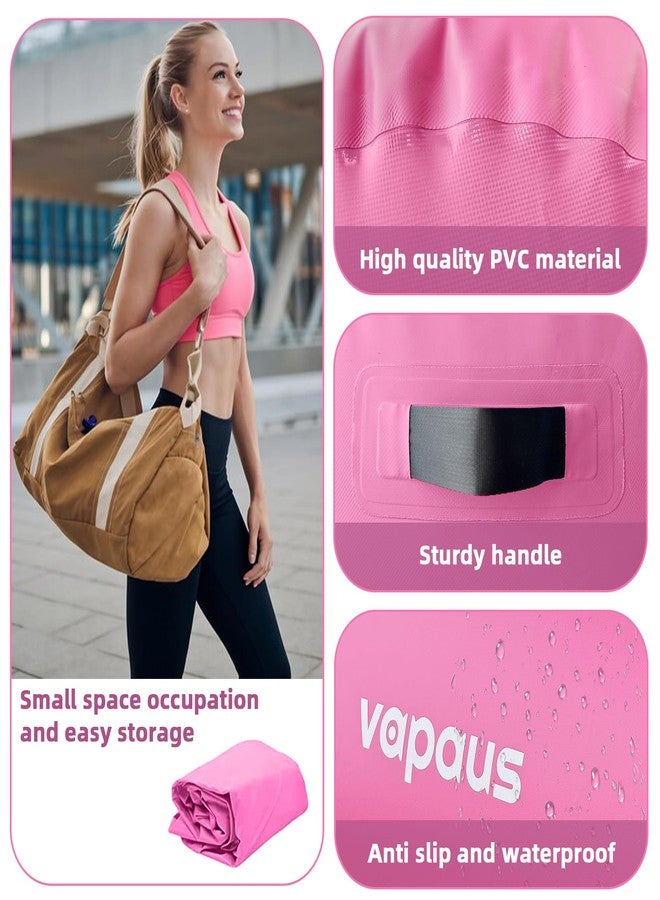Vapaus Gymnastics Air Barrel Inflatable Tumbling Roller Mat Back Handspring Trainer Air Tumbler Octagon Barrel Gymnastics Equipment for Tumble Track Cheerleading Yoga Training Durable AntiSlip Double Seal Without Pump - Image 3