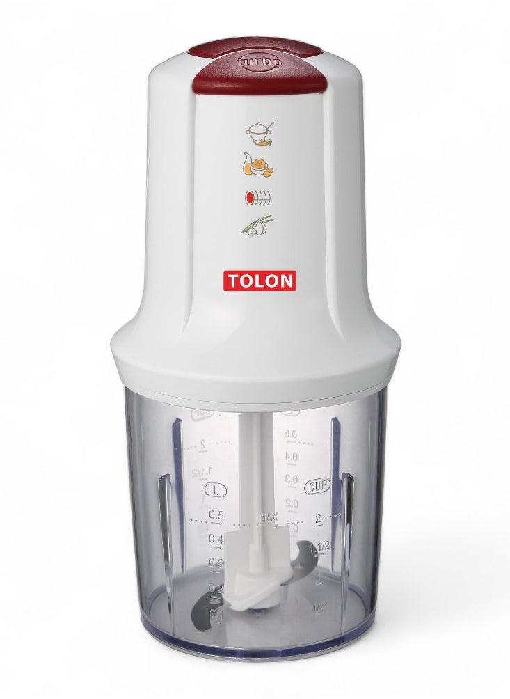 TOLON Vegetable Chopper 300W, 0.5 Litres, Durable & Efficient Food Processor, Easy-to-Clean, Multi-Function Chopper for Vegetables, Nuts, and More - pzsku/ZD5C8CEB7DE29750240CEZ/45/_/1720243238/60ca3e43-46ca-4d90-9f3e-3b768e740eb9