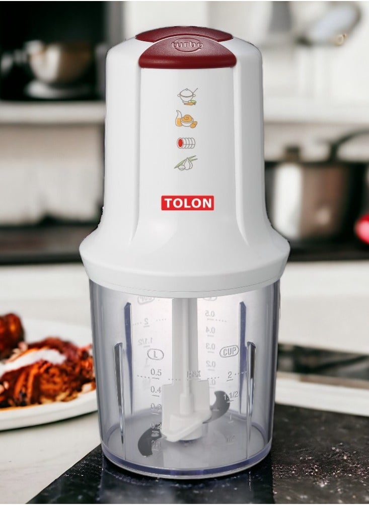 TOLON Vegetable Chopper 300W, 0.5 Litres, Durable & Efficient Food Processor, Easy-to-Clean, Multi-Function Chopper for Vegetables, Nuts, and More - pzsku/ZD5C8CEB7DE29750240CEZ/45/_/1720243239/c89da490-26d6-4839-ac0a-5144ed1ff258