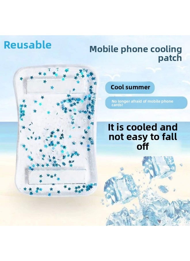 Generic Mobile Phone Cooling Sticker Heat Dissipation Sticker Summer Essential Heat Dissipation Artifact-Colour:Random Color Or Note - Five-piece Luxury Pack (heavy Users)  - Image 4