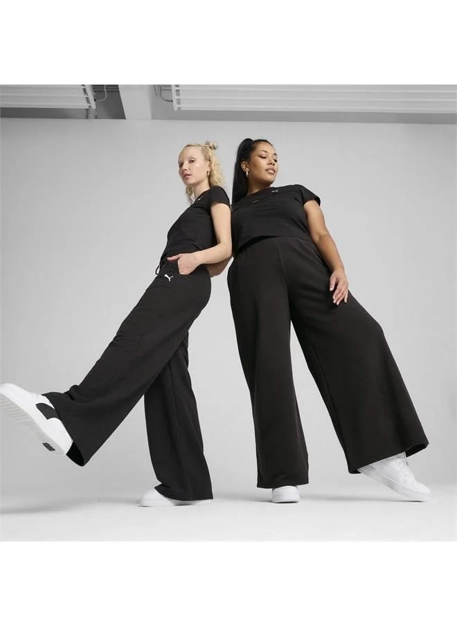 Wardrobe Essentials Relaxed Wide Leg Sweatpants Women