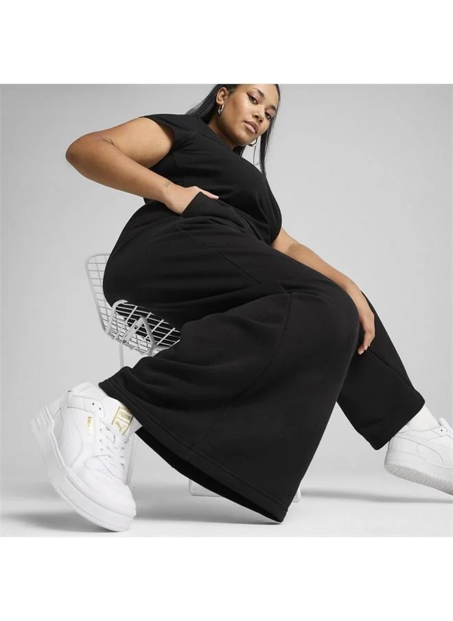 Puma Wardrobe Essentials Relaxed Wide Leg Sweatpants Women