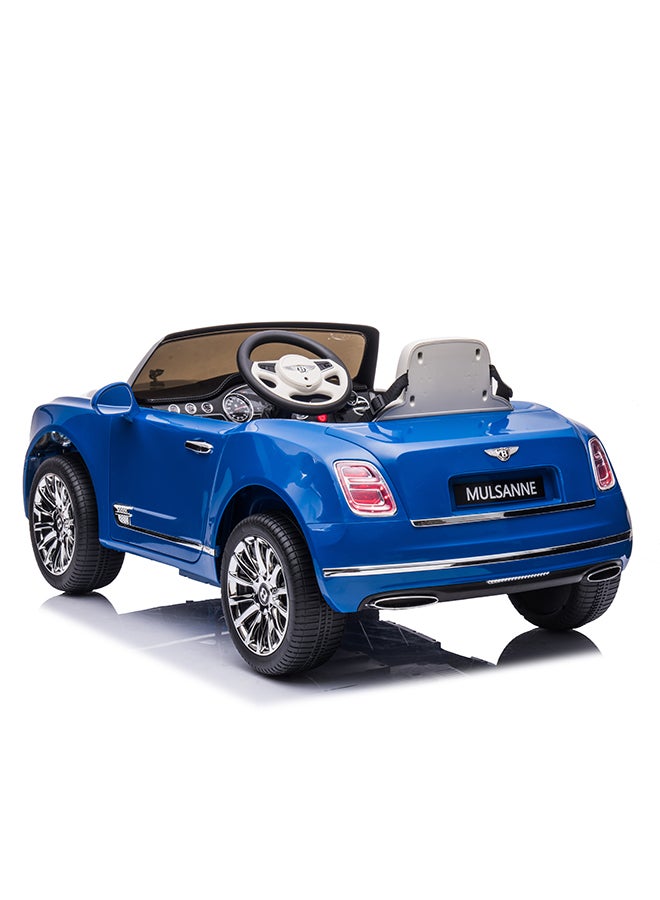 Rayfun Licensed Bentley 12V Electric Ride-On Car for Kids - Parental Remote Control, Leather Seat, LED Lights, MP3 Player, & Soft-Start Technology - Image 4