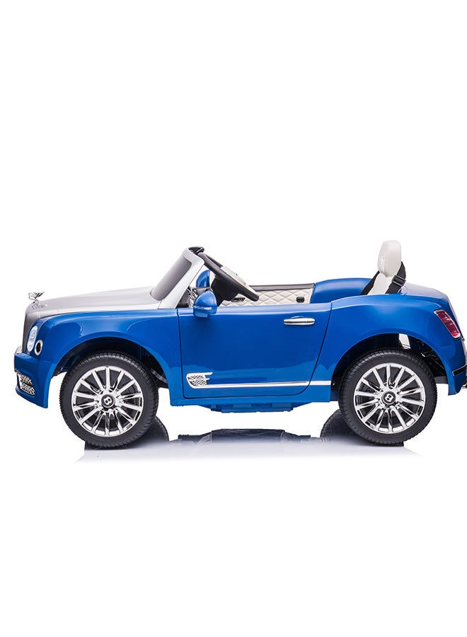 Rayfun Licensed Bentley 12V Electric Ride-On Car for Kids - Parental Remote Control, Leather Seat, LED Lights, MP3 Player, & Soft-Start Technology - Image 3