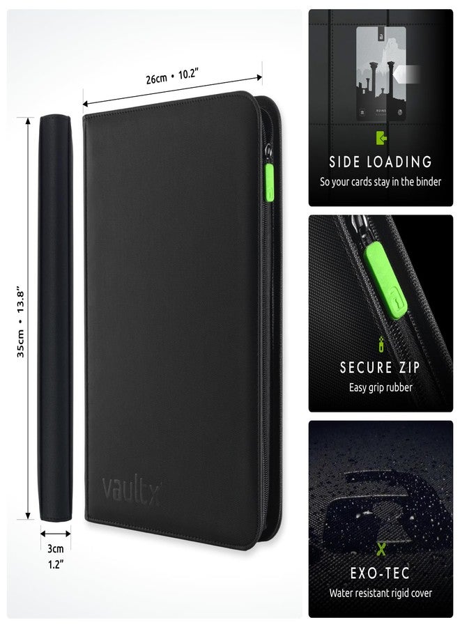 فولت إكس مجموعة هدايا Vault X ذات 9 جيوب Exo-Tec بسحاب أسود + 400 غلاف ورقي - Image 2