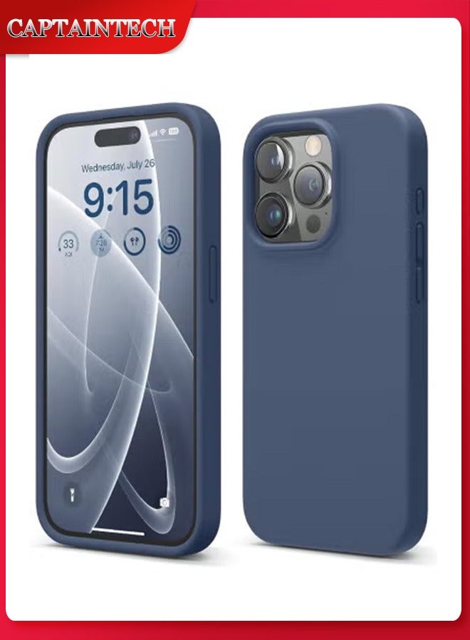 Captaintech iPhone 15 Pro Max Case (6.7) – Liquid Silicone, Full-Body Protection, Shockproof u0026 Anti-Scratch with Soft Microfiber Lining ﻿ - Image 1