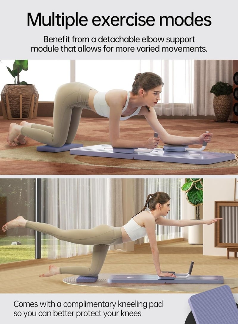 Generic Elbow Support Automatic Rebound Abdominal Board with Knee Mat &Timer，Ab Exercise Machine for Home，Multiple Exercise Modes, Flat Design Rebound Assist More When Beginners  - Image 5