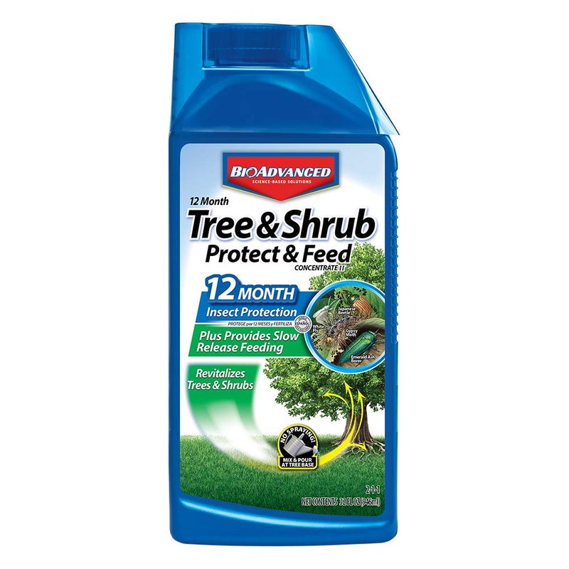 BioAdvanced 12 Month Tree & Shrub Protect and Feed Concentrate - 950ml Insect Protection - Image 1