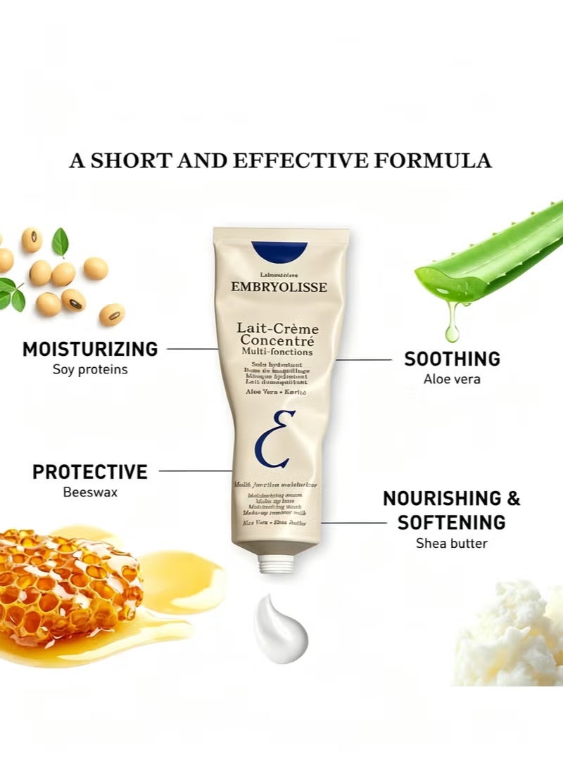 إمبريوليس Embryolisse Lait Creme Concentre 75ml Lait-Creme Concentre متعدد الوظائف Soin Hydratant Base De Maquillage - Image 2