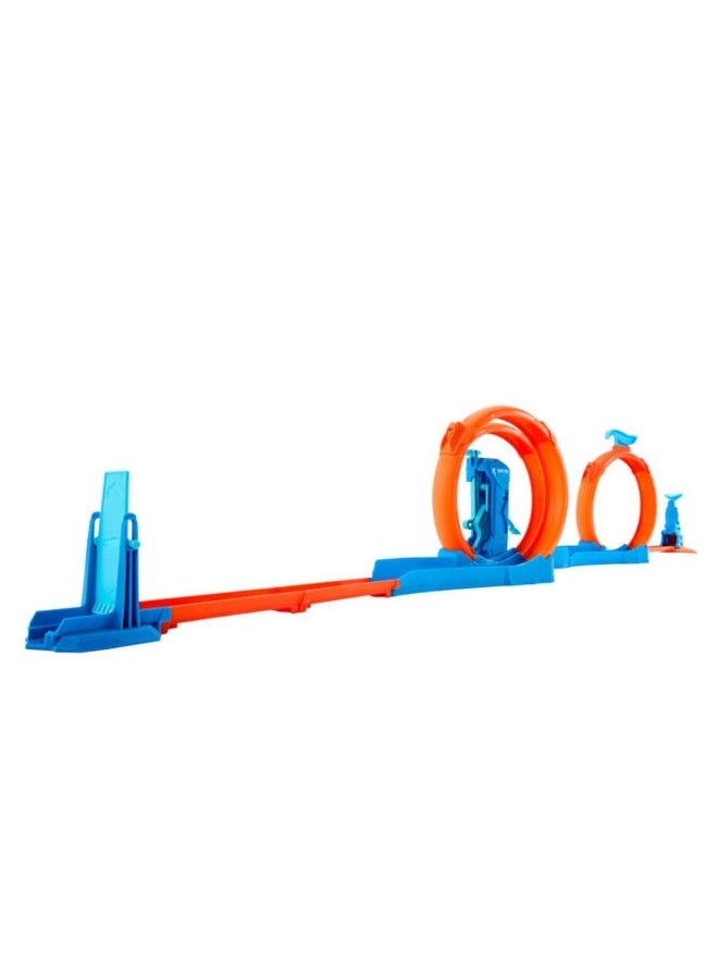 Hot Wheels مجموعة سباق ثلاثية الحلقات من تراك كرييتور - Image 2