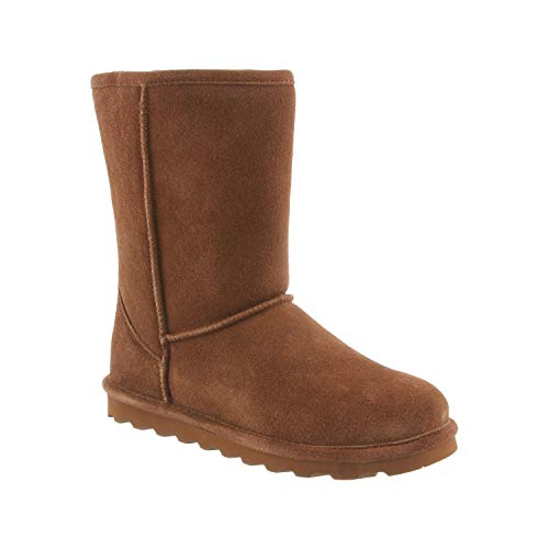 BEARPAW Women's ELLE SHORT Boot, hickory ii, 8 M US - Image 3