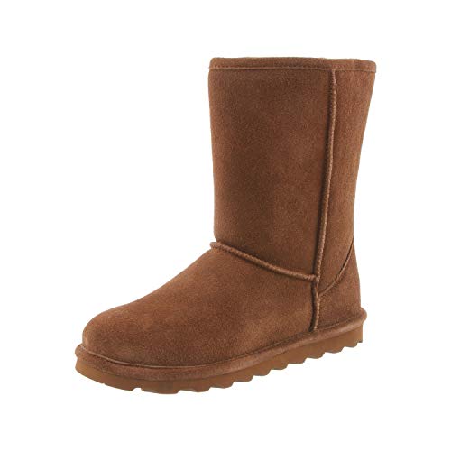 BEARPAW Women's ELLE SHORT Boot, hickory ii, 8 M US - Image 1