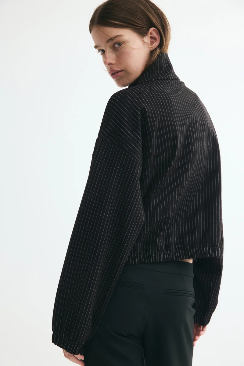 H&M  Funnel-collar jersey jacket for Women | Best Price UAE