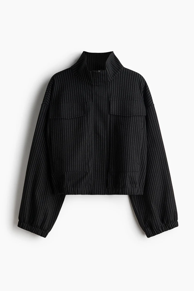 H&M  Funnel-collar jersey jacket for Women | Best Price UAE