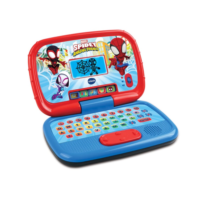 Vtech - Spidey & His Amazing friends Spidey Learning Laptop - Multicolour | Enjoy logic, memory, and creative games with the VTech® | Suitable for ages 3 + up - Image 1