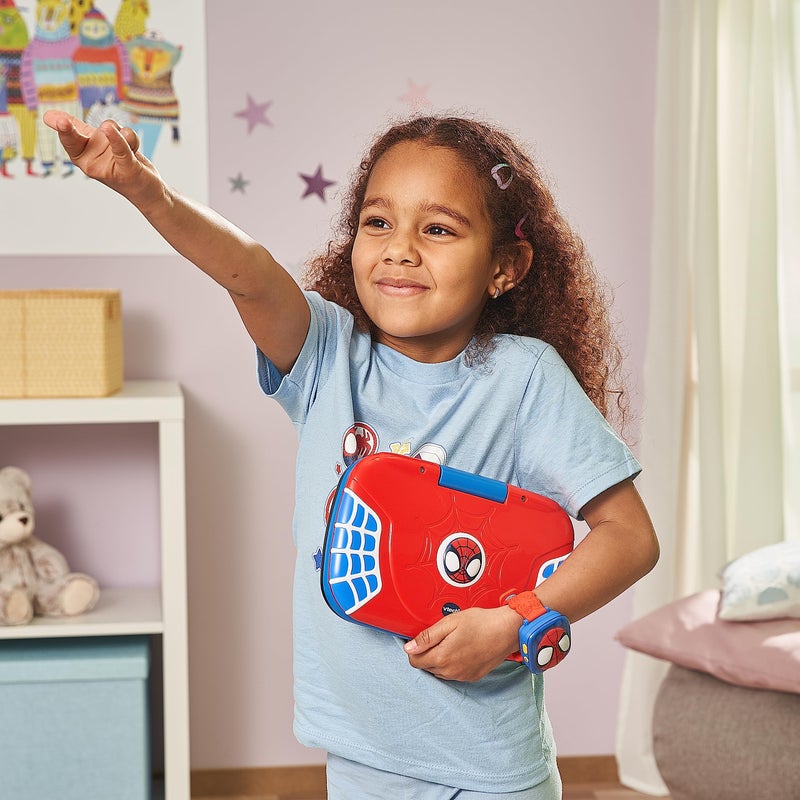 Vtech - Spidey & His Amazing friends Spidey Learning Laptop - Multicolour | Enjoy logic, memory, and creative games with the VTech® | Suitable for ages 3 + up - Image 4