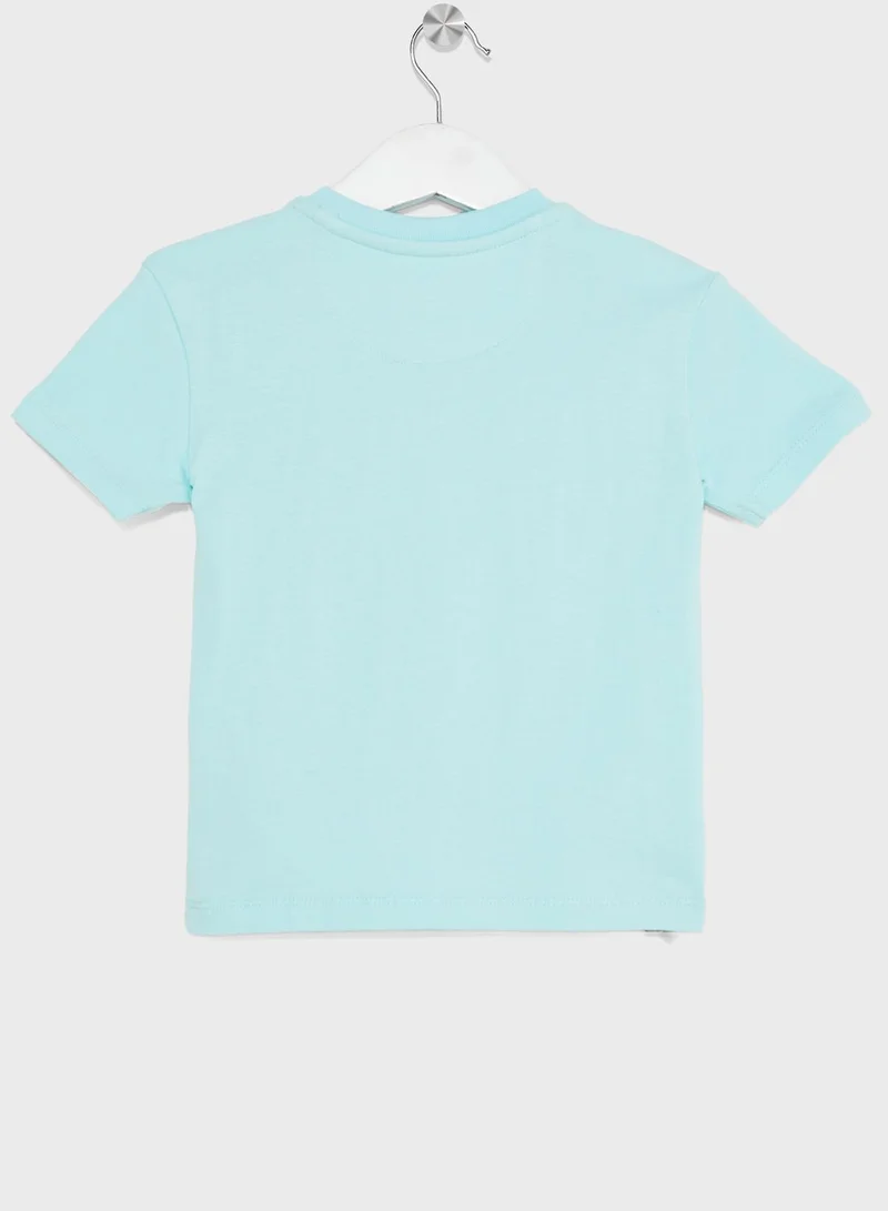 Calvin Klein Jeans Kids Gradient Logo T-Shirt & Shorts Set