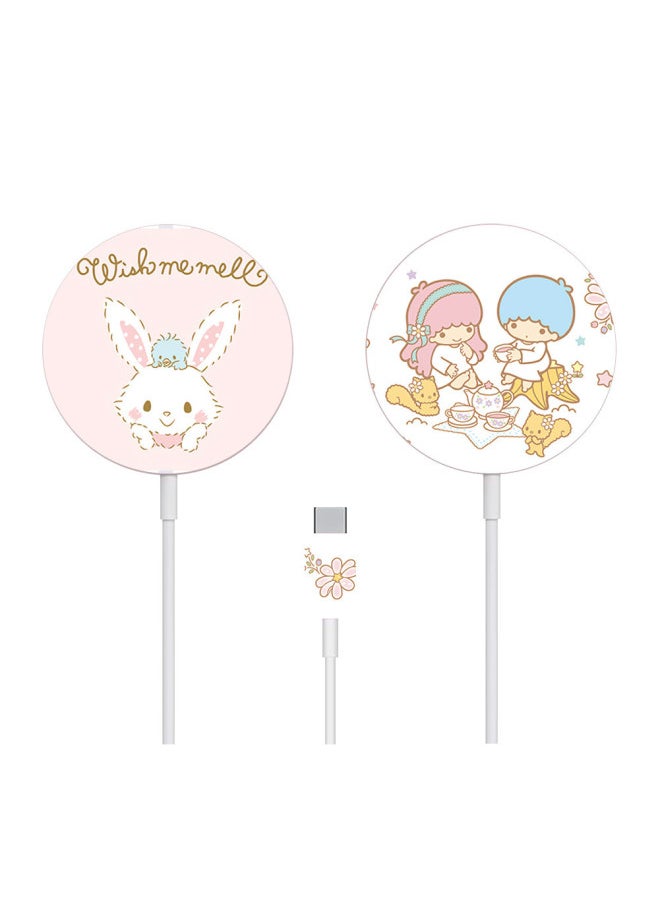 Generic - Applicable To For Apple MagSafe Charger Stickers Cartoon 12 Mobile Phone Magnetic Wireless Charging Scratch-resistant Film-Color:TN-MSF-0025 - Image 1