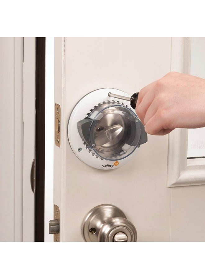 Safety 1st Secure Mount Deadbolt Lock,White - Image 3