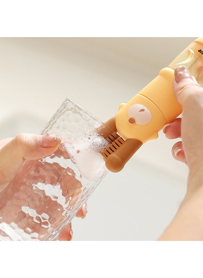 5 in 1 Cup Lid Cleaning Brush,Cup Cleaner Brush,Water Bottle Cleaner Brushes,Insulation Bottle Portable Gap Crevice Cleaning Brush(2pc) - Image 4