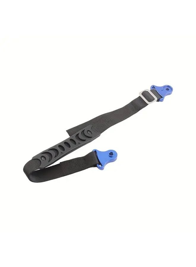 Universal Black Motorcycle Rear Rescue Strap Aluminum Alloy Racing Sling Belt - Image 5