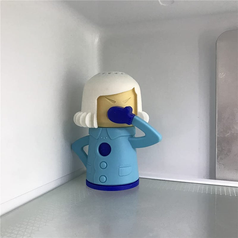 Aivwis Chilly Mama Fridge Deodoriser, Angry Mama Fridge Cleaner, Freezer Odor Freshener Remover, Add Baking Soda Reusable Cute Kitchen Gadgets - Image 3