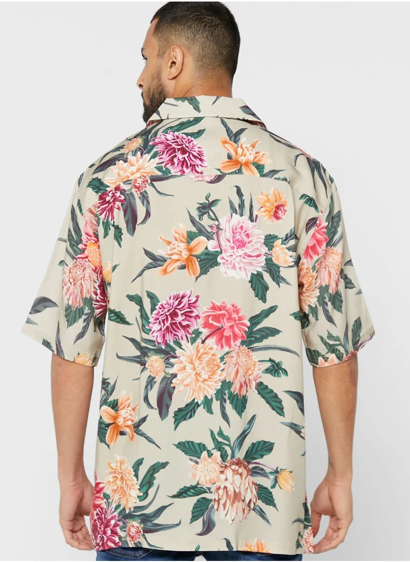 GANT Flower Print Regular Fit Shirt