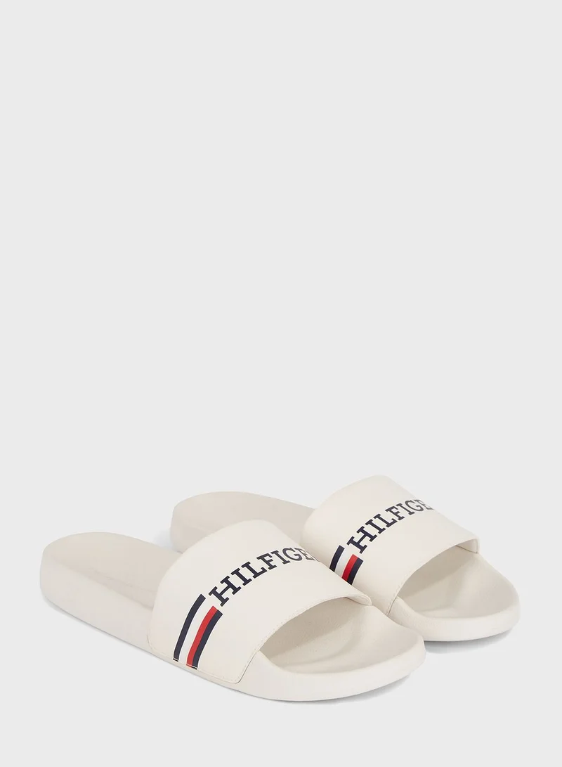 TOMMY HILFIGER Logo Pool Slides