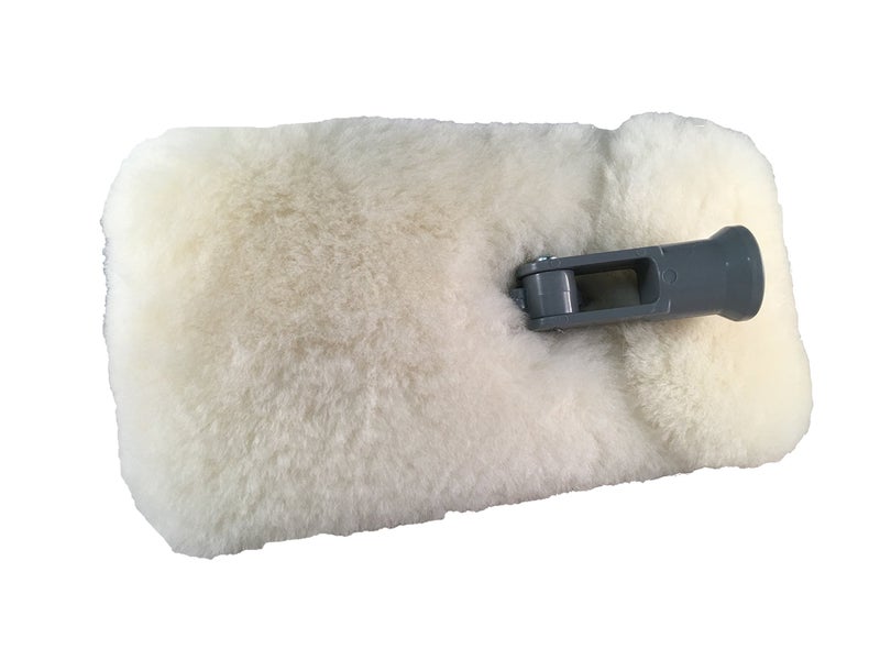 Mary Moppins 9" Pure 100% Lambswool Wash and Pad Holder - Image 1
