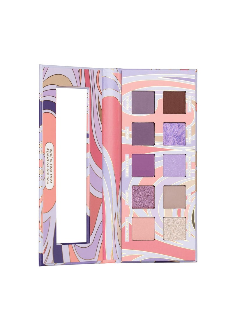 Pacifica Pacifica Eyeshadow Palette – Purple Nudes Mineral Eyeshadow, Wearable Purple Tones with Matte, Shimmer & Metallic, Cocoa Butter Infused, Talc-Free, Vegan & Cruelty-Free, 0.24 oz (10 Shades) 