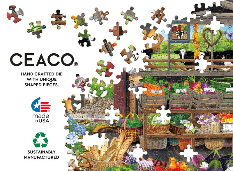 Ceaco - Tracy Flickinger - Country Market - 500 Piece Jigsaw Puzzle - Image 2