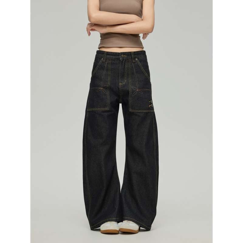 Unisex Casual Daily Denim Jeans - Image 4