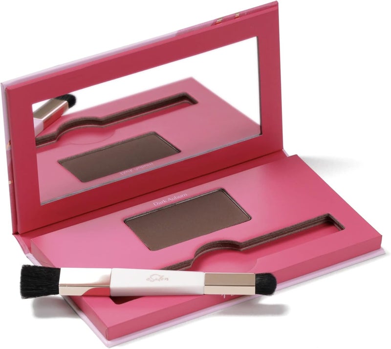 eSalon Conceal Cover Root Touch Up Brow Powder 52 g Root Coverage Palette Root Concealing Powder Instantly Covers Greys Creates Thicker FullerLooking Hair