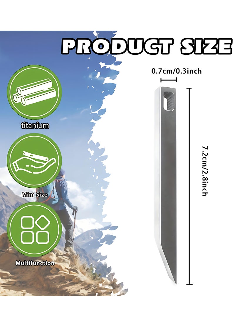 ALMiHomi Mighty Mini Bar – EDC Pry Bar Multitool Keychain, Pocket-Size Stainless Steel Tool for Everyday Use, Box Opener, Screwdriver & More - Image 5