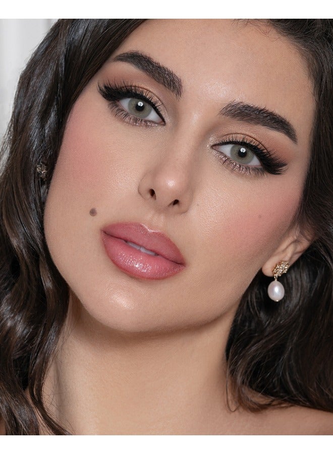 لينس مي ملاكيت عدسات لاصقة للاستخدام لمدة 6 اشهر، عدسات لاصقة ملونة، عدسات لاصقة تجميلية، عدسات لاصقة رمادية، عبوة من عدستين - Image 1