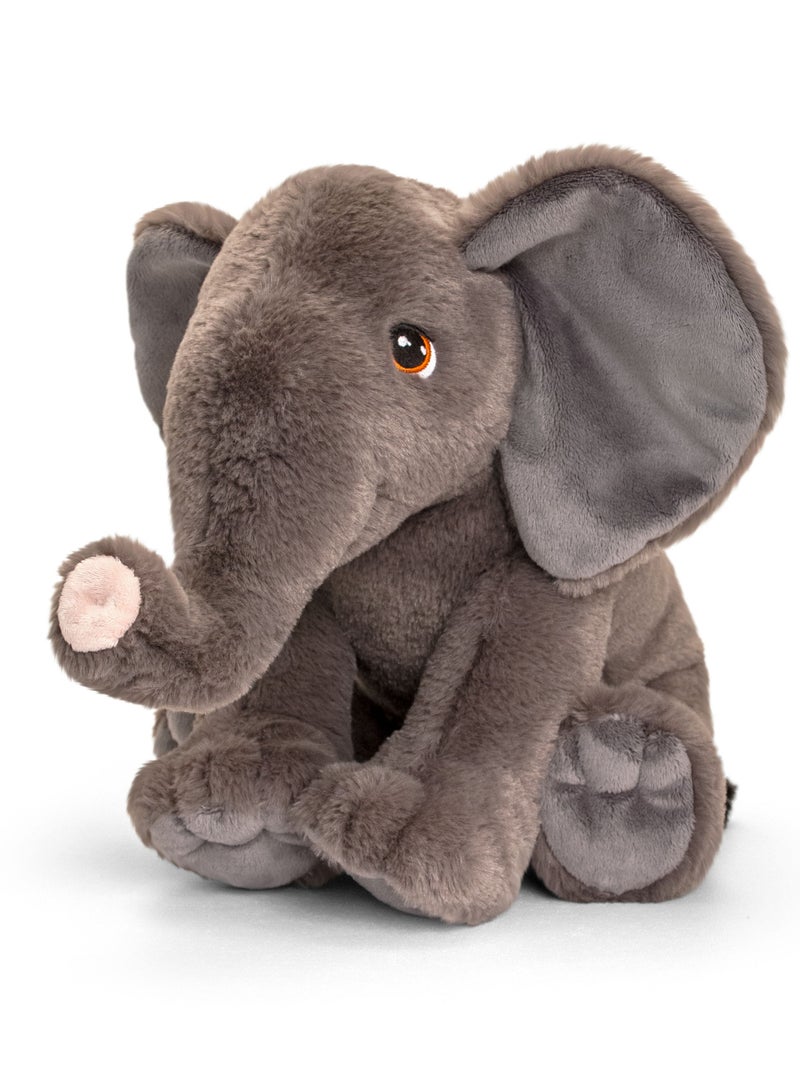 Keel Toys Keeleco Elephant 60cm | Soft Toy | Plush Toy | Gift for Kids and Adults - Image 1