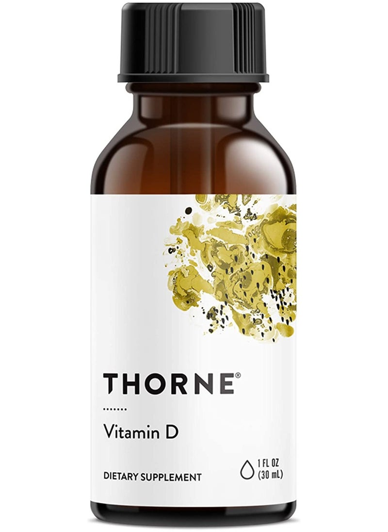 Thorne - Vitamin D Dietary Supplement 30 ml 1FL. OZ. - Image 1