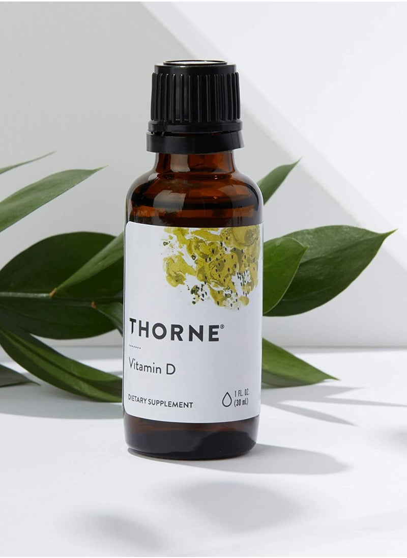Thorne - Vitamin D Dietary Supplement 30 ml 1FL. OZ. - Image 1