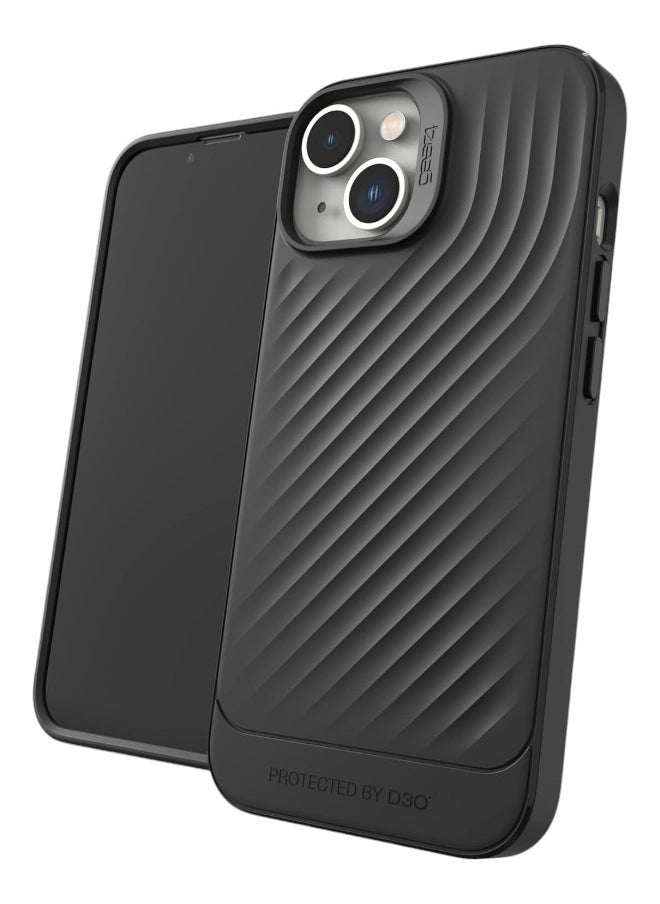 Gear4 High Quality iPhone 14 Plus Case Maximum Drop and Scratch Protection Compatible with MageSafe Wireless Charging - Black  - Image 4