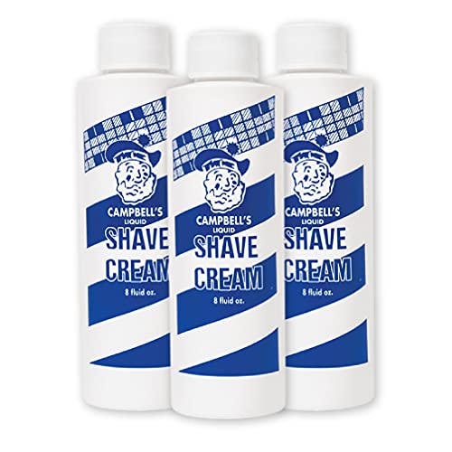 Campbell'S Campbellâ€™s Liquid Shave Cream Lather, Barber Shaving Cream Lather, Professional Shaving Supplies and Products, 8 Ounces, (Pack of 3) - Image 1