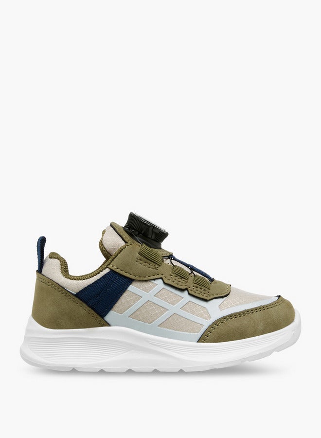 JUNIORS Panelled Sneakers with Rotating Buckle Closure - Image 3