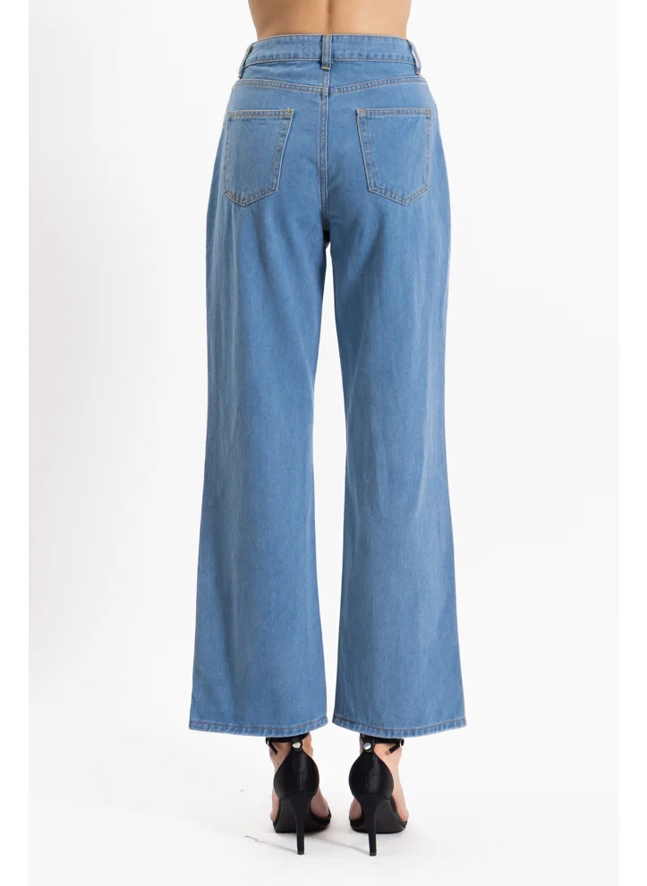 شايبس HIGH-RISE STRAIGHT JEANS