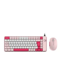 Wireless Keyboard and Mouse Set QW06 Bluetooth and 2.4ghz ,100 key used for computers, phones, desktop computers, macbooks , Double AA Battery Included , range of up to 10 meters - pink - pzsku/ZD5CACAD5BB0C6B02DD4AZ/45/_/1732377399/60895c46-85d2-4f72-9470-76b6dd7ec6df