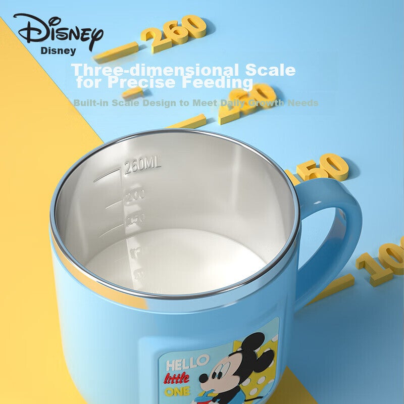 Disney Children's Water Cup, Kindergarten Training Cup, Home Milk Cup with Scale, Drinking Cup for Boys And Girls, Coffee Cup - Image 4