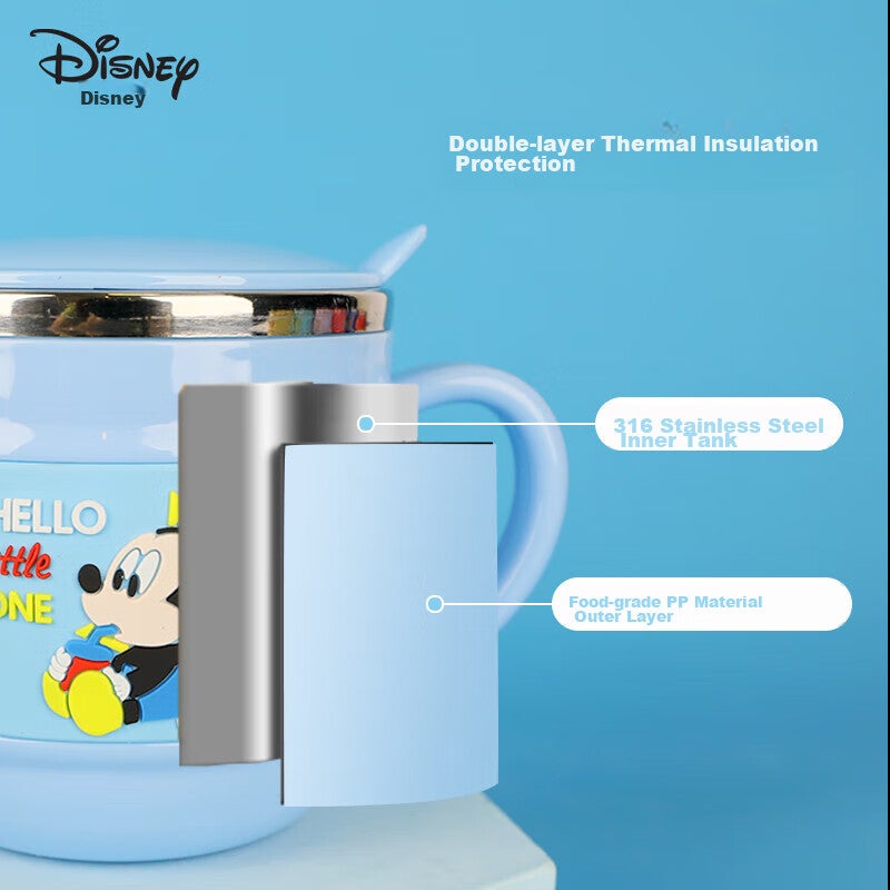Disney Children's Water Cup, Kindergarten Training Cup, Home Milk Cup with Scale, Drinking Cup for Boys And Girls, Coffee Cup - Image 5