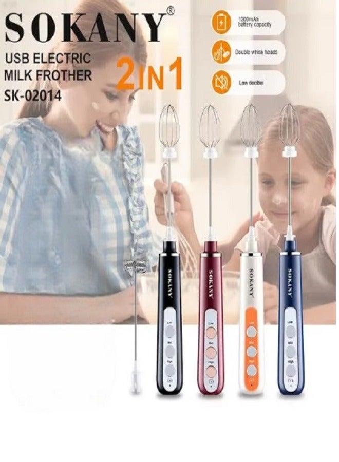 sokany SK-02014 charging Nescafe mixer 1in2 - Image 2