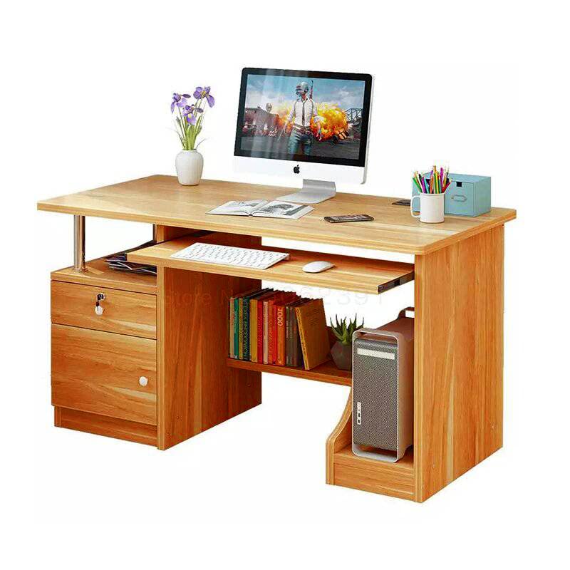 AVRIAN Furniture/Table Accessories Office Product Suits Hardware 20 in Keyboard Drawer Tray Wood Holder Under Desk Adjustable Height Platform. You can use for Study Table & workstaion (Natural Teak) - Image 2